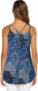 Camiseta sin mangas de punto con cuello en V para mujer, blanca, larga, transpirable, estilo minimalista - Product Image 5