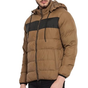 Nouvelle Veste matelassée à capuche en toile de haute qualité, personnalisable, coupe-vent, imperméable, avec lettrage, rembourrage chaud, pour l'hiver, vente en gros, effet bulle - Product Image 3