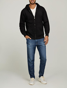 Cotton Hoodies for Men Full Zip up Mens Hoodies With Custom Logo Heavy Weight Zip Hoodies for Men - Product Image 6