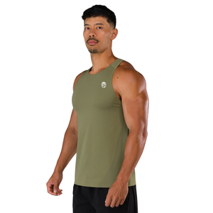 เสื้อกล้ามออกกำลังกายผู้ชาย Aeroflex Vault ระบายอากาศได้ดี เหมาะสำหรับการฝึกซ้อม เสื้อกีฬาสีเขียวมะกอก - Product Image 3