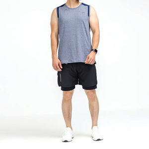 Custom Sublimated Men's Tank Tops Knitted Formal Breathable Quick Dry Sports Fitness Fashion <b>Running</b> <b>Singlets</b> Printed - Product Image 1