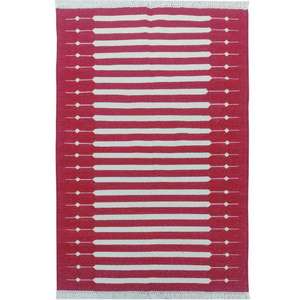 Tapis Dhurrie moderne en coton respirant avec caractéristiques anti-bactériennes et antidérapantes pour chambre à coucher cuisine Hallway-020 tapis et ensembles - Product Image 2