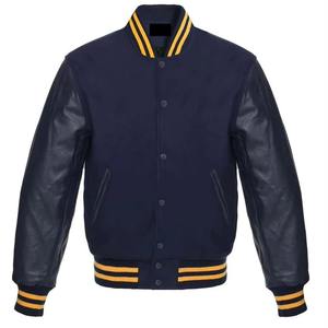 Blousons universitaires pour hommes grandes tailles 2026 – Design vierge, logo personnalisé, col montant, fermeture boutonnée – Vêtements décontractés – En vente - Product Image 4