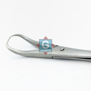 Pinzas de reducción de huesos de acero de 8 pulgadas más vendidas, manuales, con doble trinquete largo y puntas curvas en ángulo, con bloqueo. - Product Image 2