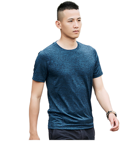 Mens Plain Black Athletic Crew Neck <b>T</b>-<b>Shirt</b> Short Sleeve Quick Dry Performance Top Custom Logo OEM ODM Wholesale Apparel - Product Image 3