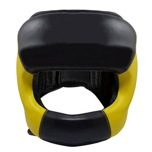 Protector de Cabeza de Taekwondo de Alta Calidad, Casco de Seguridad Transpirable de Cuero para Niños, Jóvenes y Adultos con Cierre de Velcro Personalizable - Product Image 1