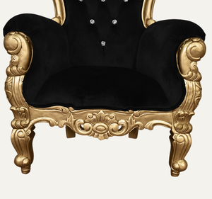 เก้าอี้พักผ่อนสีดำสุดหรู ทำมือ ทนทาน คลาสสิก ไม้มะฮอกกานี สำหรับห้องนั่งเล่น อพาร์ทเมนต์ และโรงแรม - Product Image 6