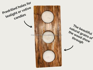 Soporte geométrico moderno de metal T-Light, soporte de vela decorativo minimalista para interiores de casas contemporáneas - Product Image 4