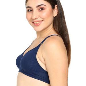 Soutien-gorge sans fil confortable et respirant pour femme, à bretelles réglables, couvrant entièrement la poitrine, lingerie quotidienne, sous-vêtements féminins - Product Image 4