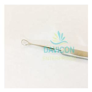 Instrumentos quirúrgicos de acero inoxidable, curetas de oreja afiladas BUCK de calidad Premium, 17cm - Product Image 3