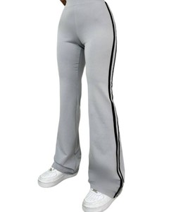 Pantalon cargo pour femme, 100% coton, à logo personnalisé, très élastique, coupe droite classique, style survêtement, jambe large, nouvelle collection automne, décontracté, offre ODM - Product Image 2