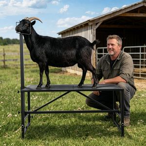 Supporto Professionale per Bestiame, Altezza Regolabile, Materiali Durevoli in Ferro, Acciaio e Acciaio Inossidabile per Suini e Bovini, per Uso Agricolo - Nuovo e Usato - Product Image 5