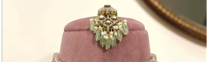 Designer Best Quality Gold Plated Beads Zircon Stones Luxury Choker <b>Set</b> Bridal <b>Wedding</b> <b>Jewellery</b> Collection Women - Product Image 3