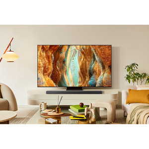 Televisor Neo QLED Mini-LED 4K HDR Inteligente QN70F de 75 Pulgadas con Google TV Android, Pantalla Curva Negra, DVB-T2, de Alta Calidad - Product Image 1