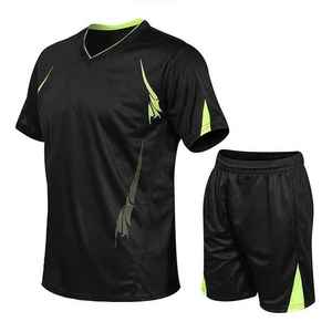 High Quality Men's Polo Shirt and Shorts <b>Twin</b> <b>Set</b> Custom Team Uniform Breathable Cotton OEM ODM Factory Supplier - Product Image 5