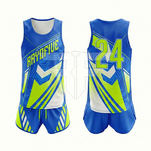 Uniforme Deportivo Transpirable de Color Sólido, 100% Poliéster, Antibacteriano, Ligero, de Alta Calidad, Unisex, 260g, para Atletismo, Nuevo Diseño - Product Image 1