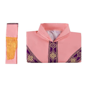 Robe de clergé noire personnalisée – Fournisseur en gros d'uniformes de prêtre de haute qualité pour églises - Product Image 2