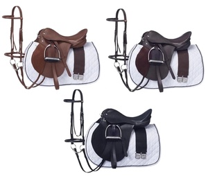 TI101OA033 Silla de Doma Inglesa Nueva de Cuero Genuino, Talla Personalizada, Juego de Arreos, Estructura de Madera, Herrajes de Acero Inoxidable para Equitación - Product Image 1