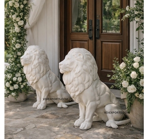 Sculpture de lion Royal Mufasa – Décoration d'entrée de luxe pour mariages indiens et événements haut de gamme - Product Image 5