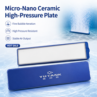 Diffuseur de disque d'air plat Micro Nano Bubble pour l'aquaculture de pisciculture avec aération d'oxygène en céramique Augmentation de l'oxygène d'aquaculture