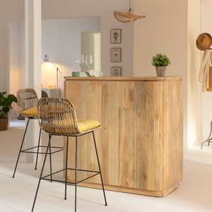 Mueble bar de madera de mango Vandana Prime Flux - Product Image 1