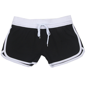 Shorts de Surf Personalizados al por Mayor para Mujer, Shorts de Baño Negros Estampados, Shorts de Playa Sublimados para Mujer - Product Image 4