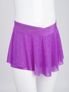 Jupe de danse de salon pour filles de 6 à 16 ans, pour compétition, entraînements de gymnastique, cheerleading, spectacle de danse, tenue de pratique - Product Image 4