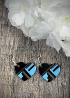 Classique entendre forme résine fait à la main mutly couleur boucle d'oreille pour anniversaire fiançailles cadeau fête mariage par rfcrafts