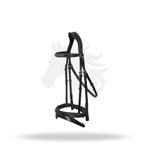 Bridon de saut convertible taille standard pour l'équitation anglaise et le saut d'obstacles - Product Image 1