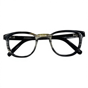 แว่นตาแกะสลักลายใหม่จากเขาสัตว์  ตกแต่งวันหยุดรูปนางฟ้ารักษ์โลก  มีหลายแบบให้เลือก  ทำจากเขาสัตว์ธรรมชาติ - Product Image 2