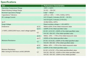 Condensateurs électrolytiques solides en aluminium polymère conducteur de marque MAN YUE MPL33730EG19TRX0, type multicouche, 330uF 2.5V ESR9 SMD - Product Image 5