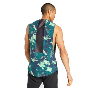 Camiseta sin mangas UltraCotton para hombre, informal, para gimnasio, de alto rendimiento, de secado rápido, diseño transpirable, talla grande, tejida. - Product Image 4