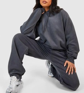 Conjunto Deportivo de Invierno para Mujer, Sudadera con Cierre y Pantalones Largos, 2 Piezas - Product Image 4