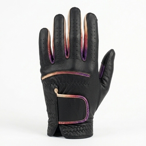 Gant de golf en cuir Cabretta personnalisé de qualité supérieure, ajustement précis, ventilation optimisée, toucher doux, main gauche, fabricant OEM ODM pour l'exportation - Product Image 1
