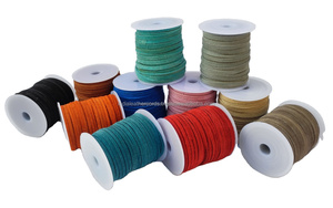 สายหนังกลับคุณภาพสูง8มม. สีแทนระดับพรีเมียมลายวงกลมทำเครื่องประดับแบบทำมืออุปกรณ์เสริมงานหัตถกรรมกำหนดขนาดได้เอง - Product Image 6