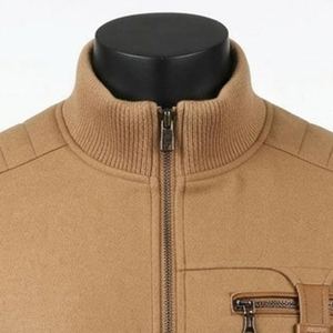 Fabrication de vestes en cuir rétro haut de gamme pour hommes, design personnalisé, vestes épaisses, vestes en cuir chaudes pour l'hiver - Product Image 4
