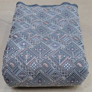 Coding Embroidery Fabric <b>Sequin</b> Fabric Lace Fabric For Abaya <b>Kaftan</b> Fashion Garment Wholesale Export Buyer Sourcing World Supply - Product Image 5