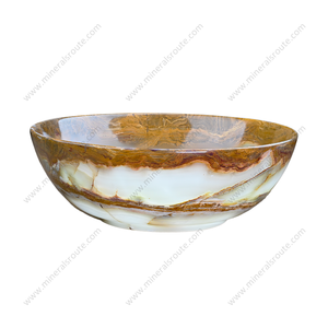 Tazón redondo de ónix verde multiusos para eventos de boda, tazón de mármol natural para servir en restaurantes, precio al por mayor - Product Image 4