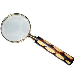 2025 nuevo diseño de latón antiguo Ojo de Metal instrumento de lupa de calidad lectura Vintage artesanía india Color bronce - Product Image 1