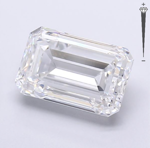 Diamante Cultivado en Laboratorio con Certificación IGI, Corte Esmeralda de 4.02 CT, Color D, Claridad VVS1, CVD LG 782640808 ROYAL GEMS para Joyería - Product Image 4