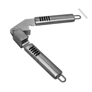 Trituradora de prensa de ajo Manual personalizada, exprimidor Manual de acero inoxidable, pelador de Metal de diseño clásico - Product Image 1