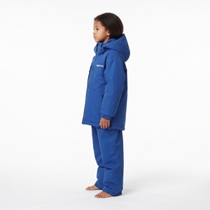 Chaqueta de Esquí Impermeable Azul para Niños Hawk Eye con Capucha, Cierre de Cremallera, Aislamiento Sintético, Ropa para la Nieve - Product Image 4