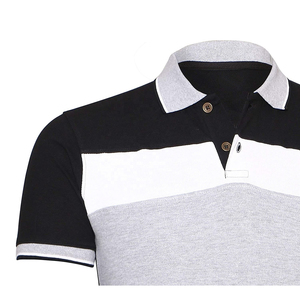 เสื้อโปโลผู้ชายสำหรับตีกอล์ฟ 230 GSM ผ้าฝ้าย 100% แบบ Pique ระบายอากาศได้ดี ดีไซน์เรียบหรู สไตล์สตรีทแวร์ รับผลิตแบบ OEM แบรนด์ส่วนตัว โรงงานผู้ผลิต - Product Image 6