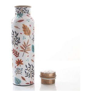 Wholesale Handmade Printed Copper <b>Water</b> Bottle Ayurveda Health Benefits Leak Proof Yoga Travel Gym Bottle <b>Bulk</b> Supplier Exporter - Product Image 3