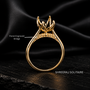 Anillo de Compromiso Minimalista con Diamantes, Corte Cojín de 1-5 CT, Bañado en Rodio, Oro 14K/18K para Mujer - Product Image 2