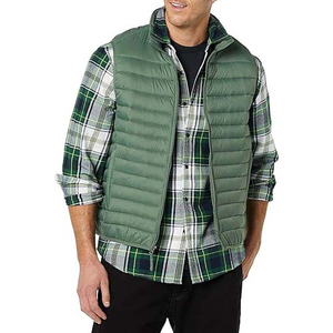 Gilet matelassé sans manches respirant, imperméable et coupe-vent à col rabattable pour homme – Collection automne, style urbain - Product Image 4