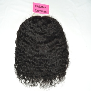 Peluca de Cabello Indio Remy HD 6x6 Premium con Cierre de Encaje, Negra Natural, Corte Recto, Textura Lisa, Doble Trama a Máquina, Sin Pegamento, Encaje Completo - Product Image 3