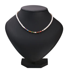 Caja de Regalo para el Día de la Madre y el Día de la Mujer 2025, Collar y Aretes de Plata S925 con Perlas de Agua Dulce de 8-9 mm Libres de Nucleares, Joyería de Moda con Cuentas - Product Image 5