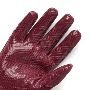 Guantes de Fútbol Americano de Cuero Personalizados, Guantes de Receptor Premium para Invierno, Palma de Alto Agarre, Ajuste Flexible para los Dedos, Ligeros y Deportivos - Product Image 4