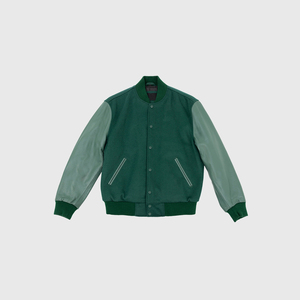 2026 Best Selling Winter Fashion <b>Men</b> Varsity <b>Jackets</b> Breathable Warm Streetwear Low MOQ Leather Varsity <b>Jacket</b> wholesale - Product Image 4
